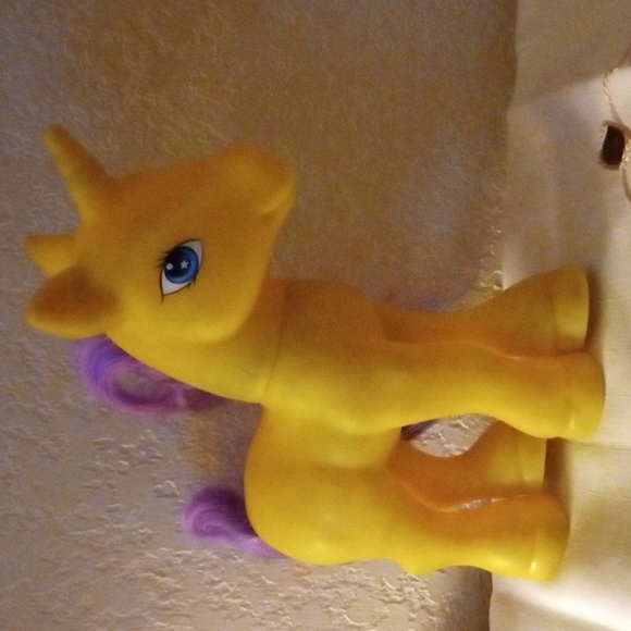 My Little Pony Toys Yellow 8 Pony W Purple Hair Unicorn Poshmark